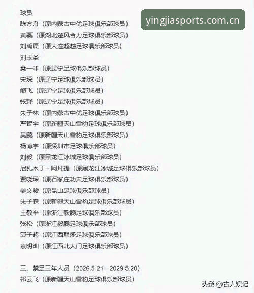 足球反腐风暴vs.平台观赛体验：足协第三批禁足名单全面解读